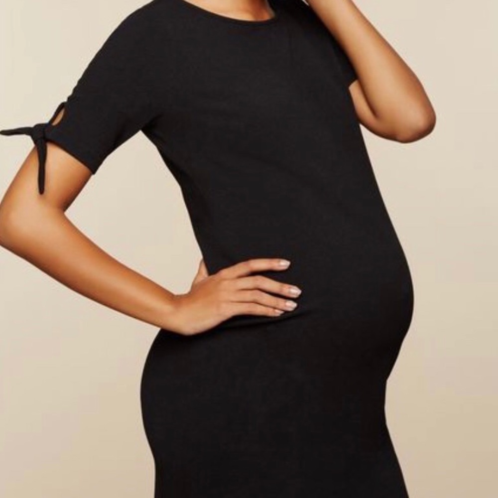 Motherhood Maternity Black Dress